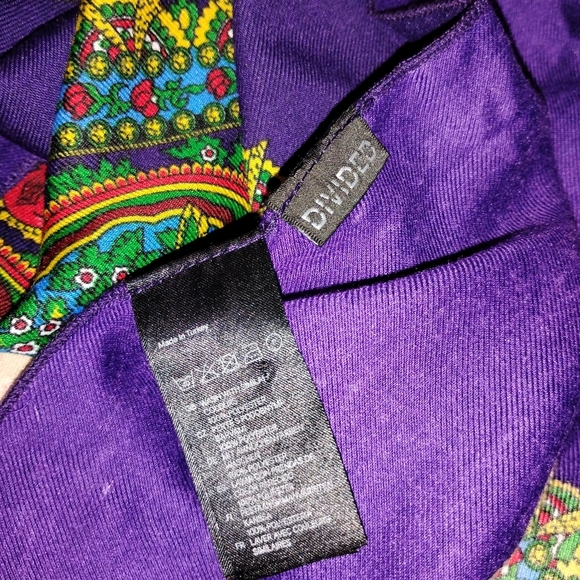 LARGE NOSTALGIC PURPLE WRAP NWOT - Picture 4 of 7